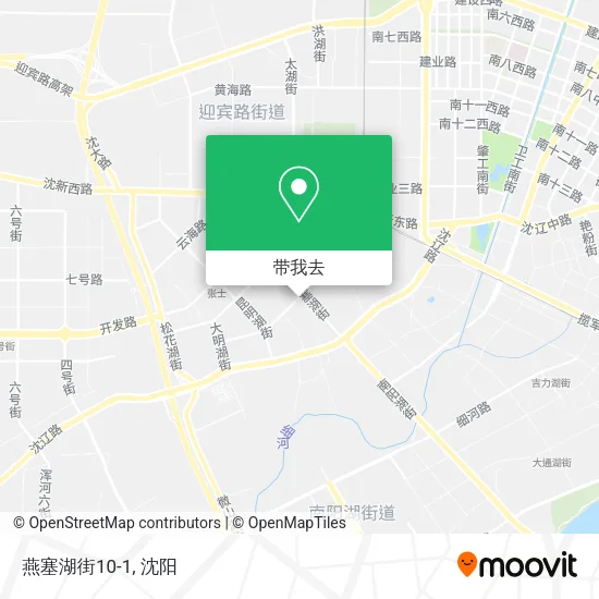 燕塞湖街10-1地图