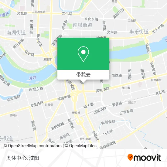奥体中心地图