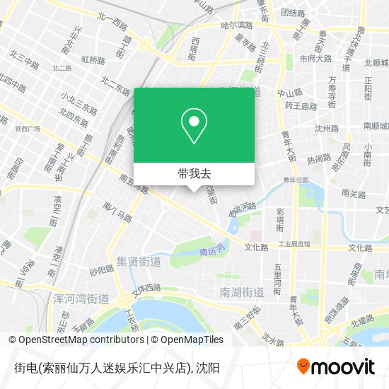 街电(索丽仙万人迷娱乐汇中兴店)地图