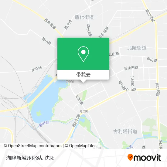 湖畔新城压缩站地图