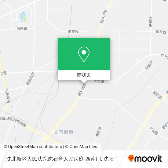 沈北新区人民法院虎石台人民法庭-西南门地图