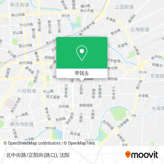 北中街路/正阳街(路口)地图