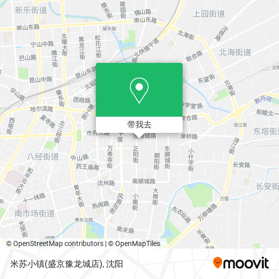 米苏小镇(盛京豫龙城店)地图