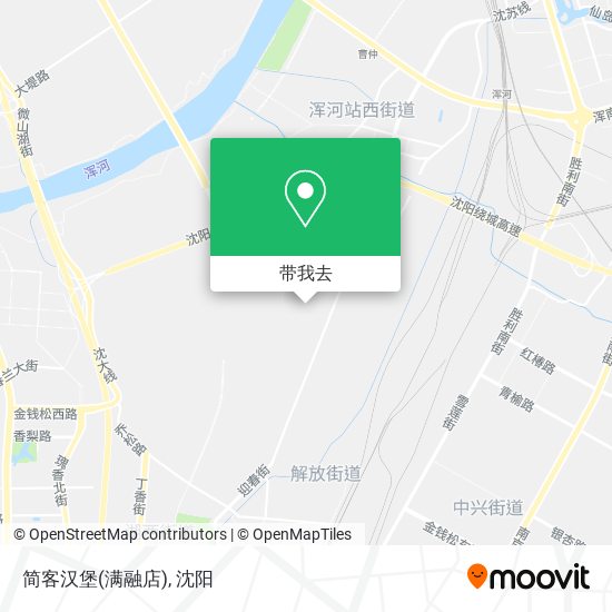 简客汉堡(满融店)地图
