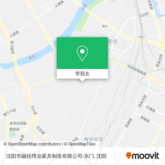 沈阳市融信伟业家具制造有限公司-东门地图