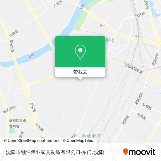 沈阳市融信伟业家具制造有限公司-东门地图