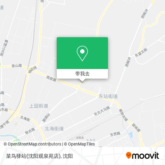 菜鸟驿站(沈阳观泉苑店)地图
