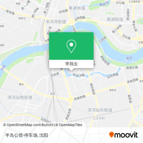 半岛公馆-停车场地图