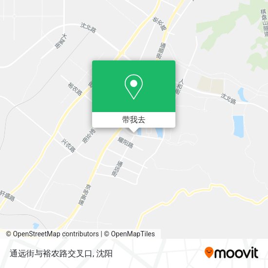 通远街与裕农路交叉口地图