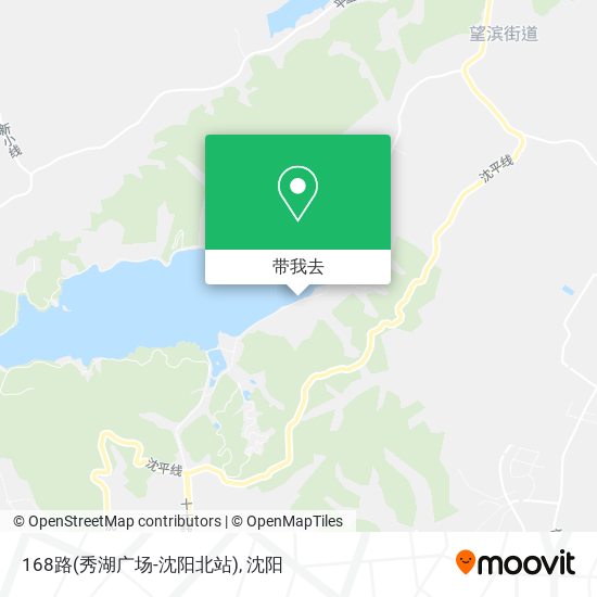 168路(秀湖广场-沈阳北站)地图