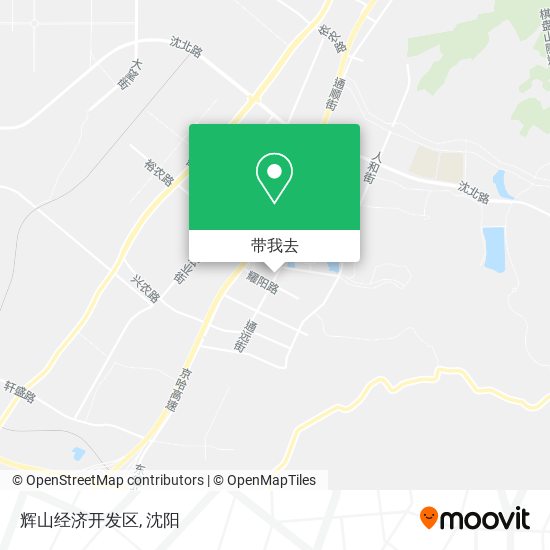 辉山经济开发区地图
