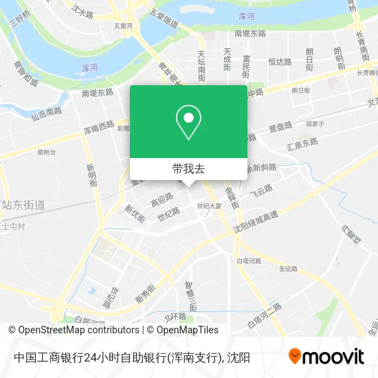 中国工商银行24小时自助银行(浑南支行)地图