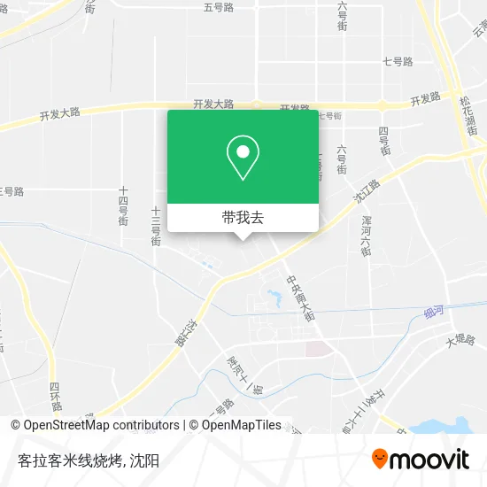 客拉客米线烧烤地图