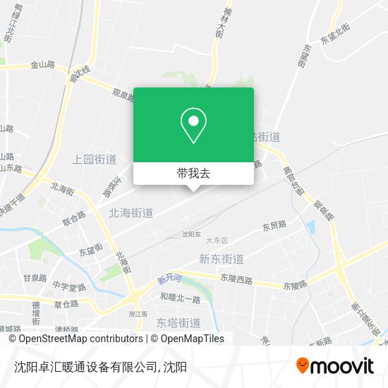 沈阳卓汇暖通设备有限公司地图
