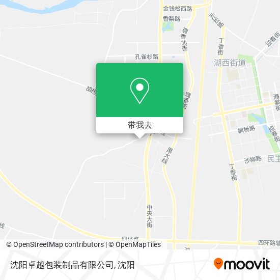 沈阳卓越包装制品有限公司地图