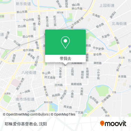 耶稣爱你基督教会地图
