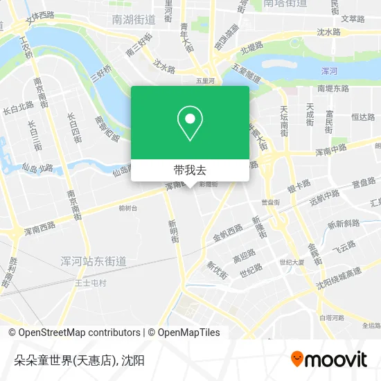 朵朵童世界(天惠店)地图