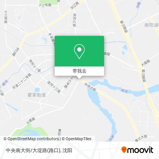 中央南大街/大堤路(路口)地图