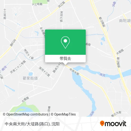 中央南大街/大堤路(路口)地图