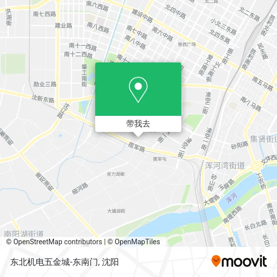 东北机电五金城-东南门地图