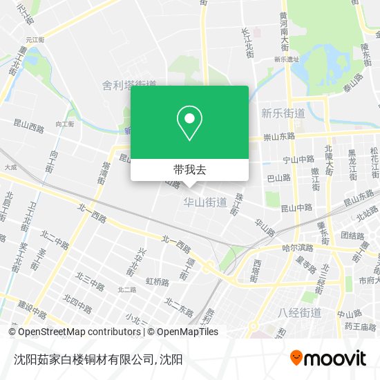 沈阳茹家白楼铜材有限公司地图