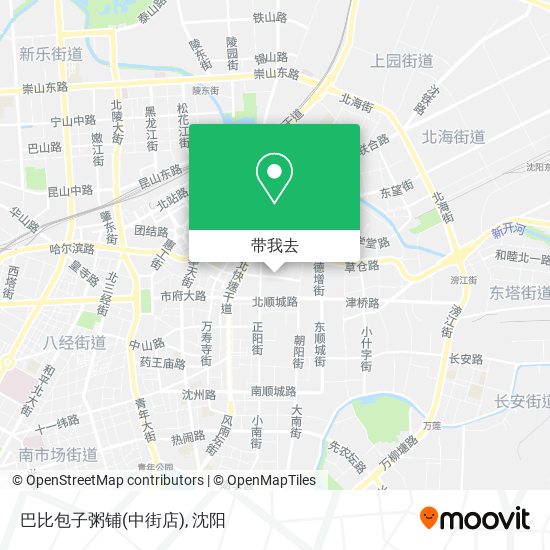 巴比包子粥铺(中街店)地图