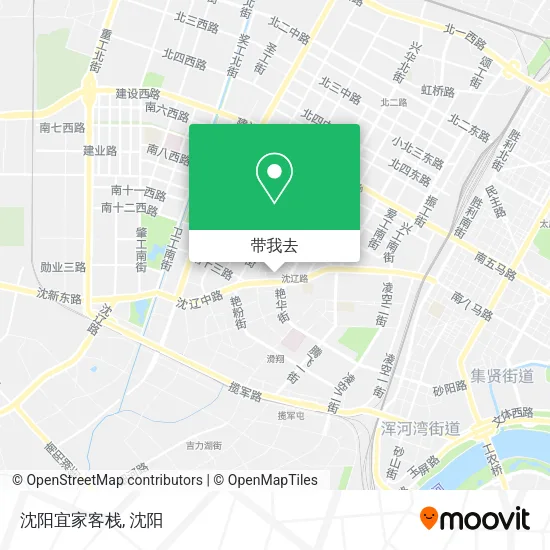 沈阳宜家客栈地图