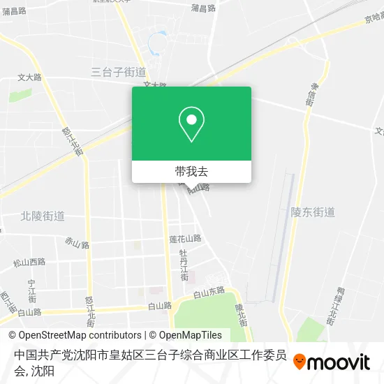 中国共产党沈阳市皇姑区三台子综合商业区工作委员会地图