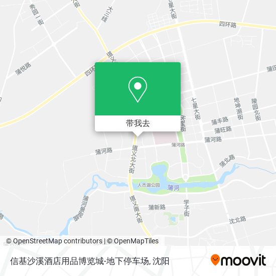 信基沙溪酒店用品博览城-地下停车场地图