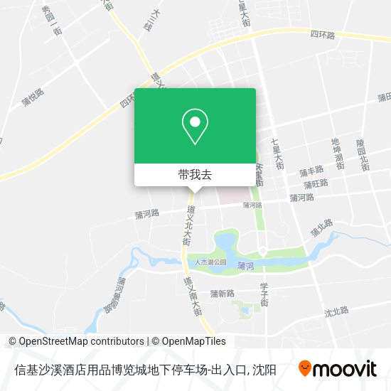 信基沙溪酒店用品博览城地下停车场-出入口地图