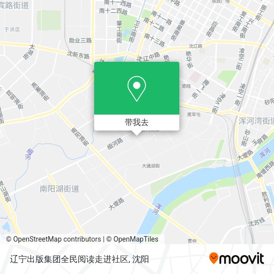 辽宁出版集团全民阅读走进社区地图