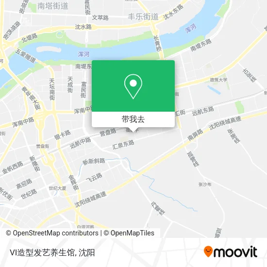 VI造型发艺养生馆地图