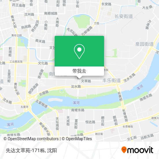 先达文萃苑-171栋地图