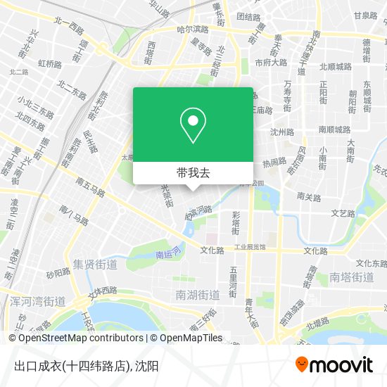 出口成衣(十四纬路店)地图