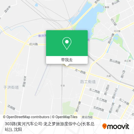 303路(黄河汽车公司-龙之梦旅游度假中心(长客总站))地图
