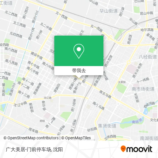 广大美居-门前停车场地图