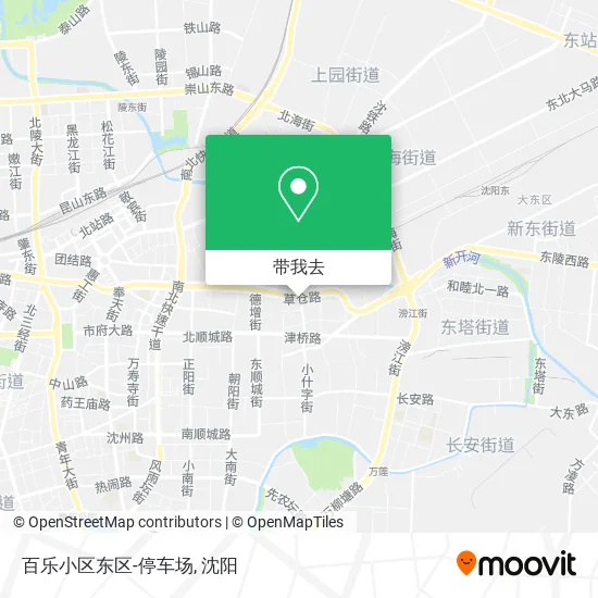 百乐小区东区-停车场地图