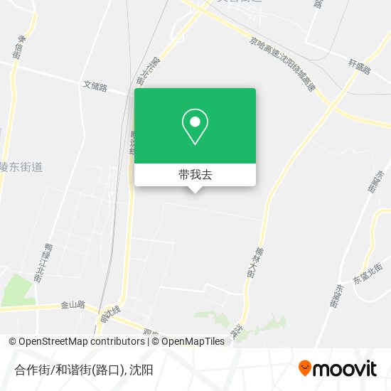 合作街/和谐街(路口)地图