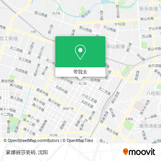 蒙娜丽莎瓷砖地图