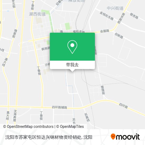 沈阳市苏家屯区恒达兴钢材物资经销处地图
