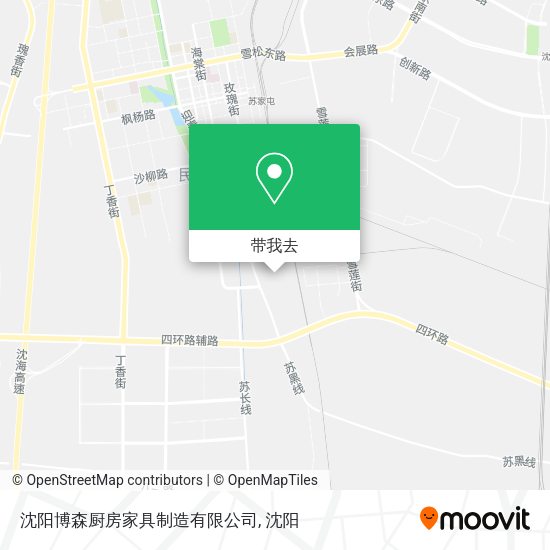 沈阳博森厨房家具制造有限公司地图
