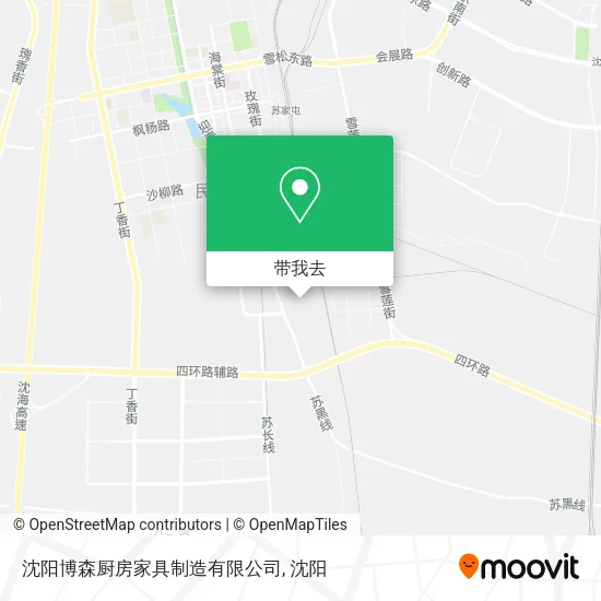 沈阳博森厨房家具制造有限公司地图
