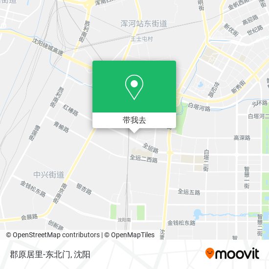 郡原居里-东北门地图