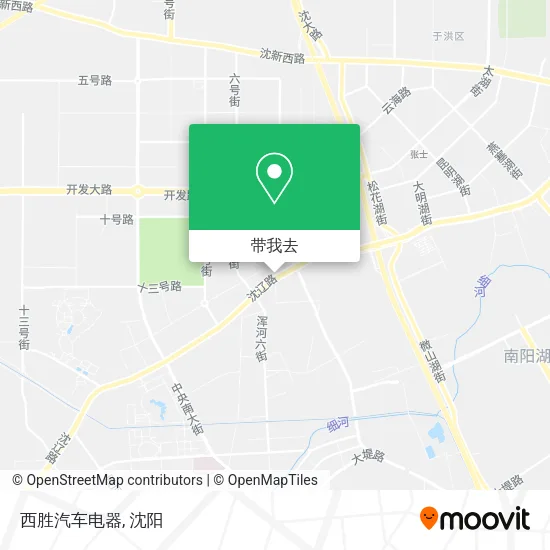 西胜汽车电器地图