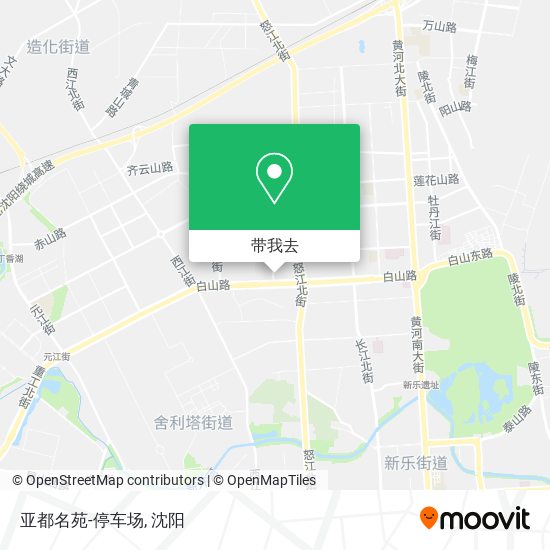 亚都名苑-停车场地图
