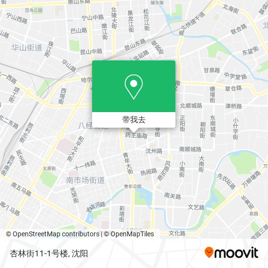 杏林街11-1号楼地图