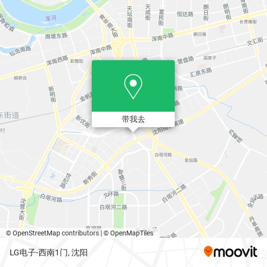 LG电子-西南1门地图