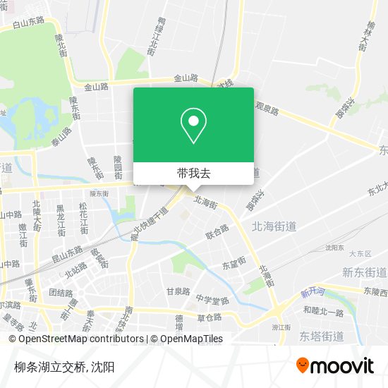 柳条湖立交桥地图