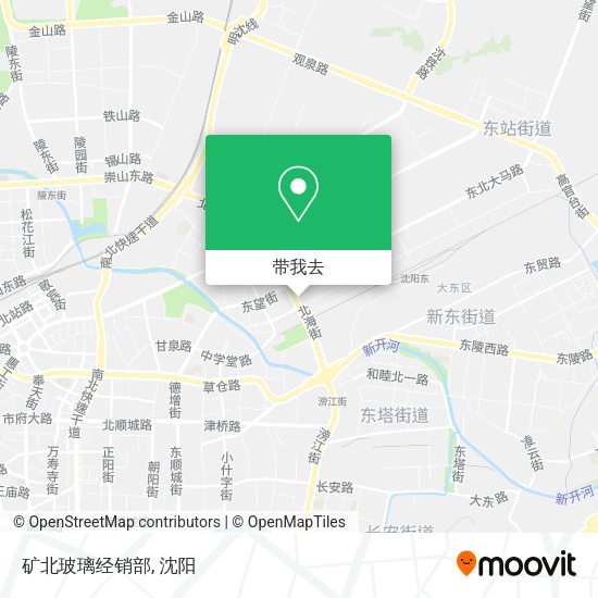 矿北玻璃经销部地图
