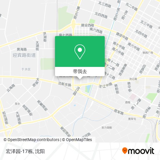 宏泽园-17栋地图